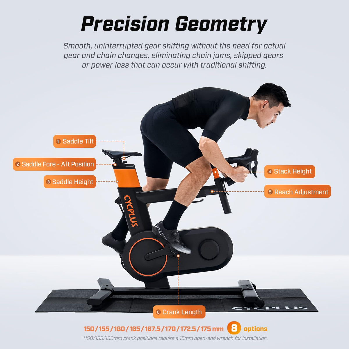 CYCPLUS T7 Smart Bike Trainer, 2200W Brushless Motor, 20% Gradient