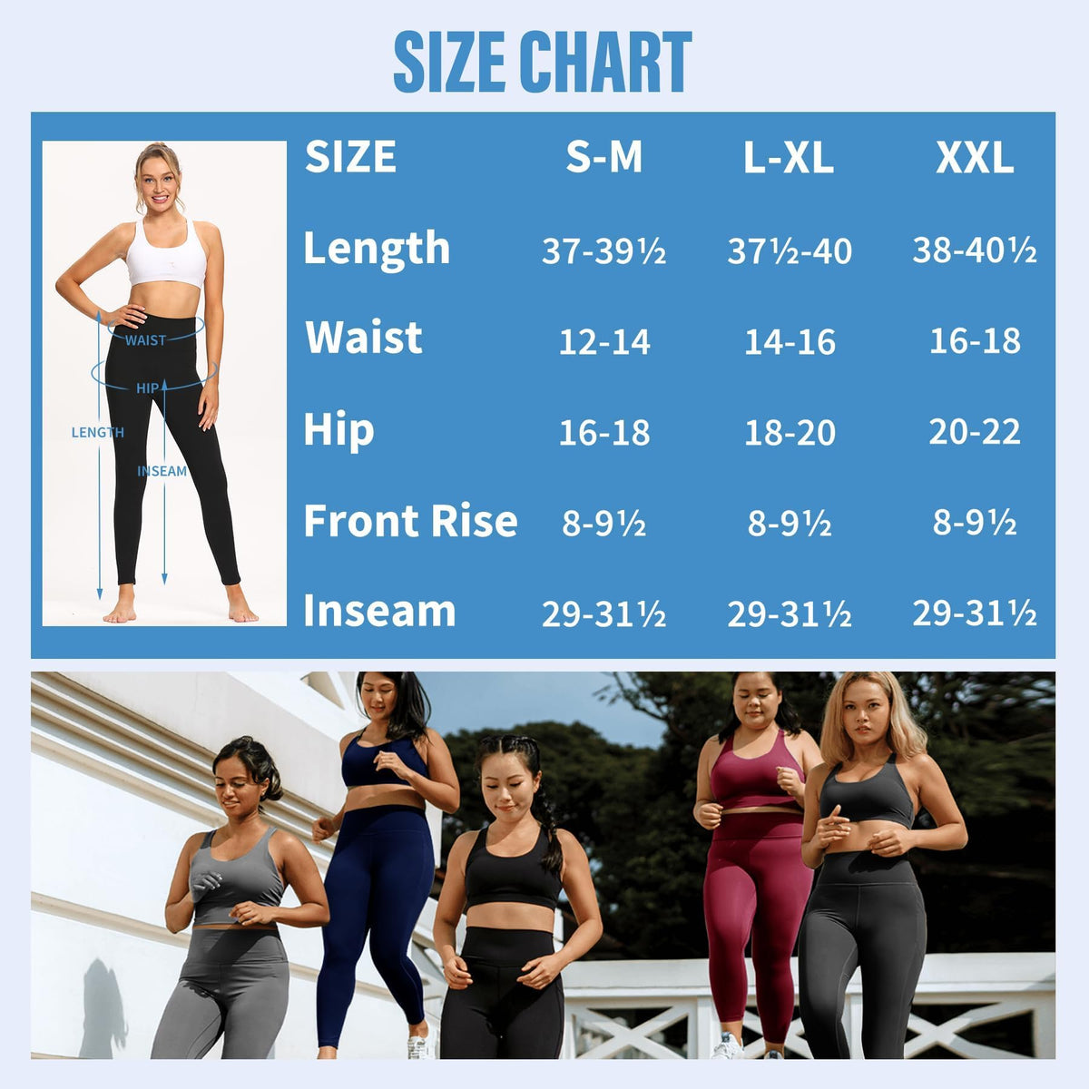 Sundwudu 5 Pack Leggings with Pockets for Women - Tummy Control High Waisted Soft Black Workout Yoga Pants