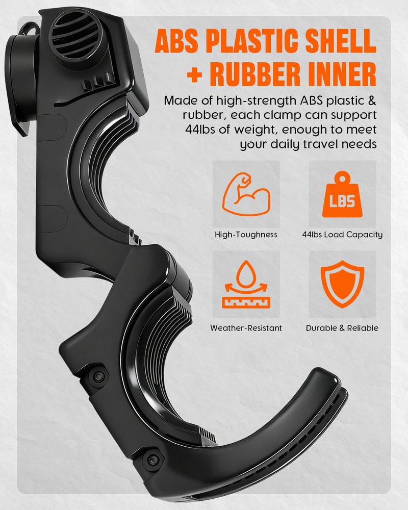 ADTOPI Shovel Mount with Lock (2 Pack)