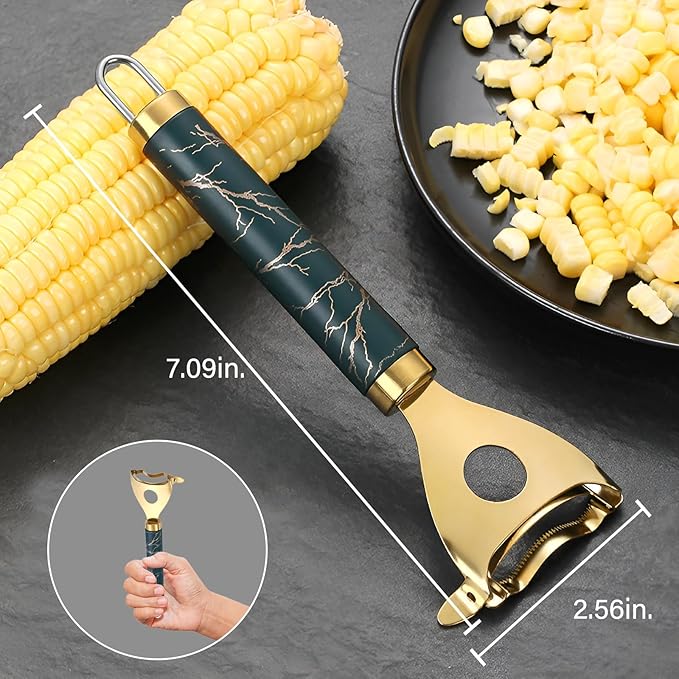 Corn Peeler(2-Pack) – Stainless Steel Corn Cob Stripper Tool