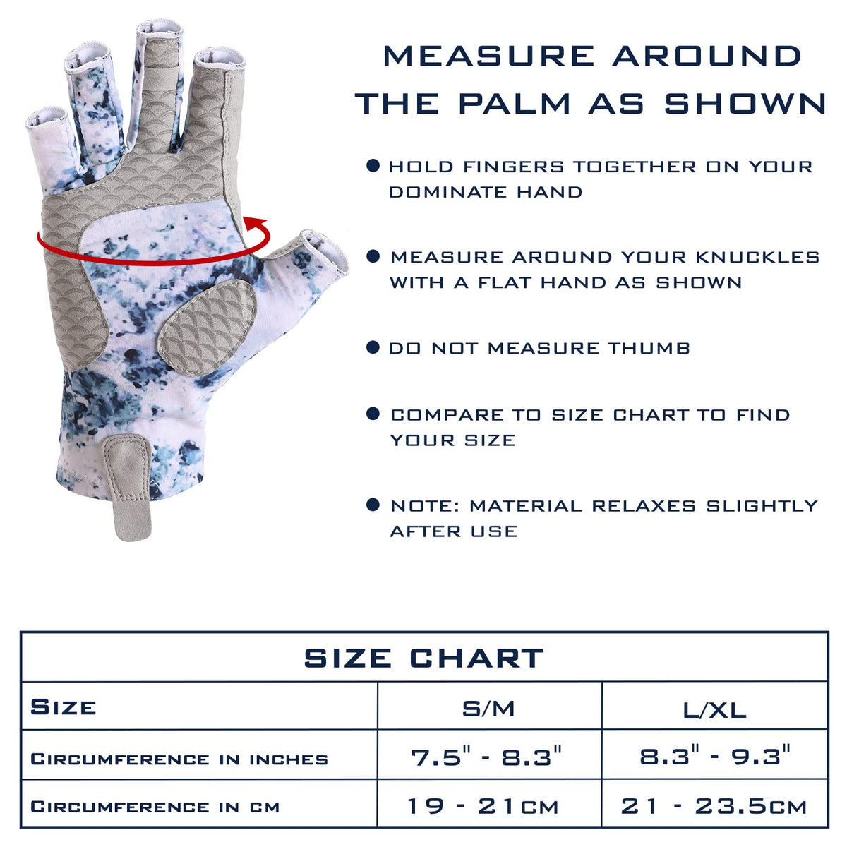 KastKing La Sal Fishing Gloves UPF50+ Sun Gloves UV Protection Fingerless Gloves Men Women for Outdoor, Kayaking, Rowing, Paddling, Canoeing, Hunting