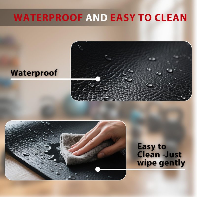 Treadmill Mat – 79" x 39", Non-Slip Walking Pad Mat for Carpet Floors & Hardwood, Shock Absorbing Exercise Mat & Under Treadmill Mat for Floor Protection in Home Gym