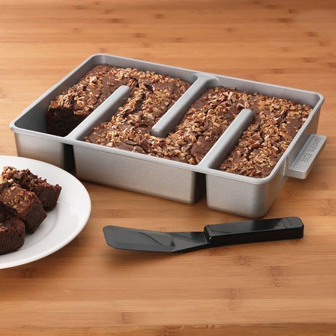 Baker's Edge Spatulas - High-Heat Resistant, Dishwasher safe - Set of 2