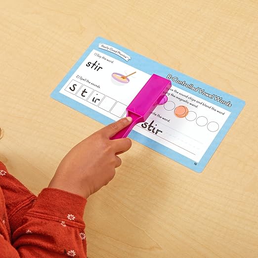 Really Good Phonics CVCE and R-Controlled Vowels Word Segmenting and Blending Kit - Learning Games for Kids