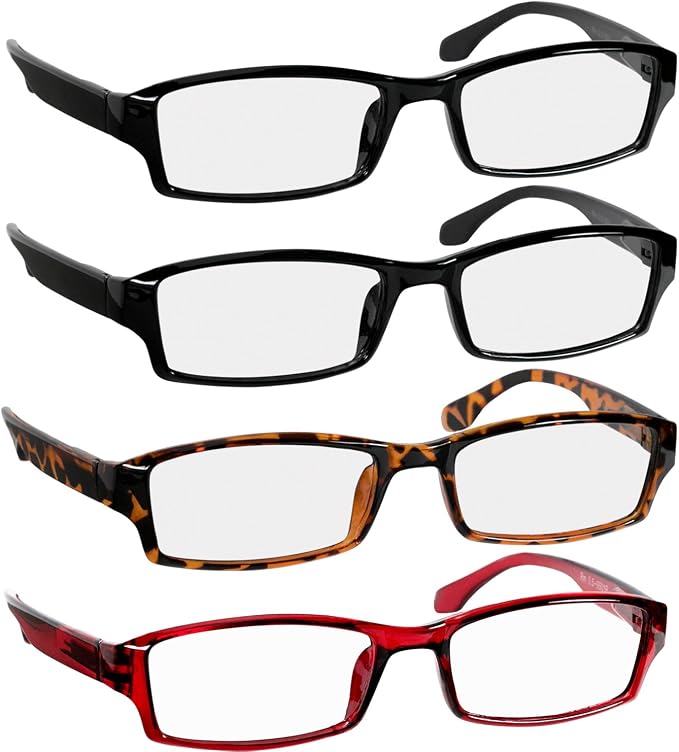 TruVision Readers Reading Glasses, Comfort Spring Hinges
