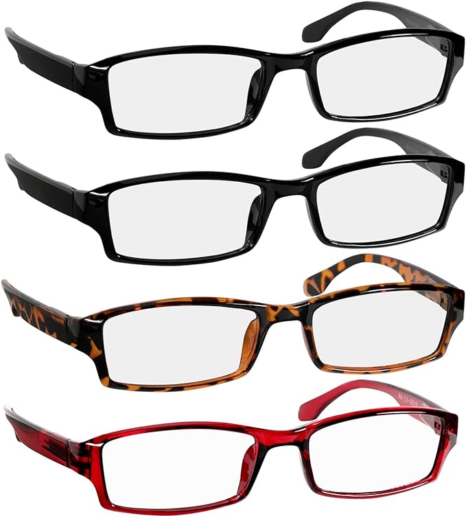TruVision Readers Reading Glasses, Comfort Spring Hinges