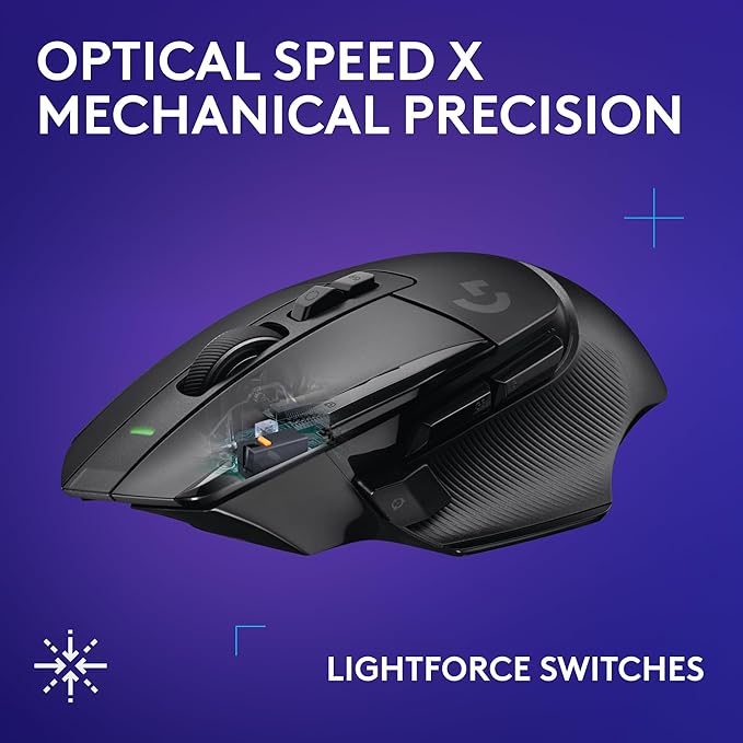 Logitech G502 X Lightspeed Wireless Gaming Mouse + G515 TKL Wireless Gaming Keyboard (Tactile) Bundle: Black