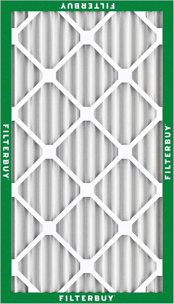 Filterbuy 20x30x2 Air Filter MERV 8 Essential Dust & Allergy Defense,