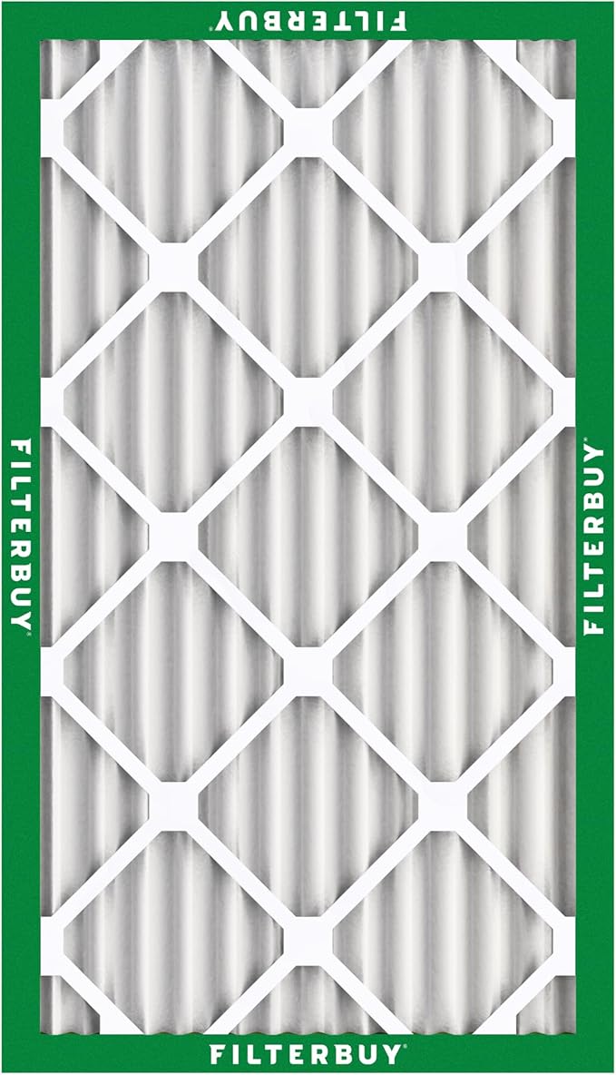 Filterbuy 18x30x2 Air Filter MERV 8 Essential Dust & Allergy Defense,
