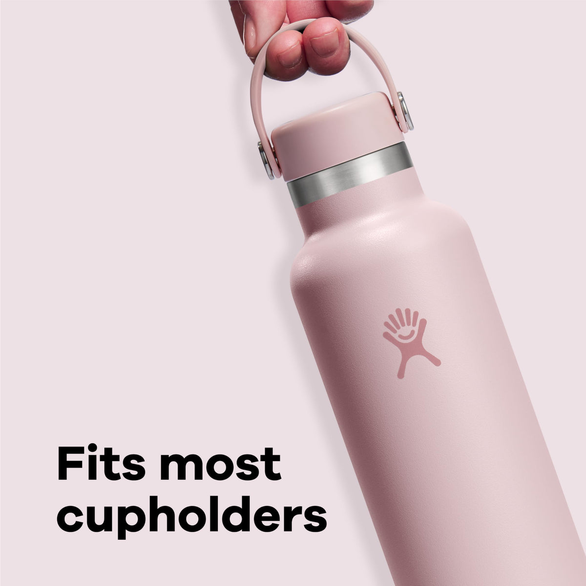 Hydro Flask Water Bottle - Insulated Stainless Steel - Non Spill, Leakproof in 24 Oz Moonshadow Purple