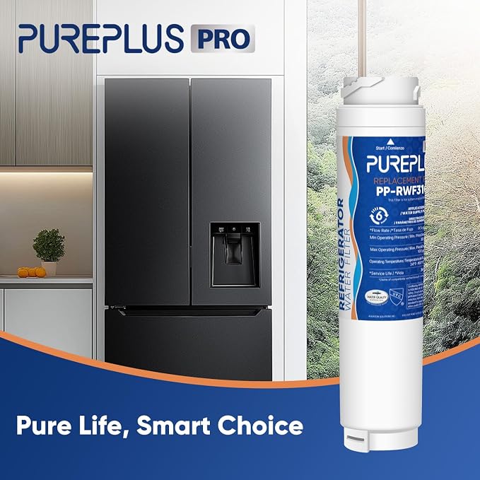 PUREPLUS 9000194412 NSF 53&42 Certified Refrigerator Water Filter Replacement