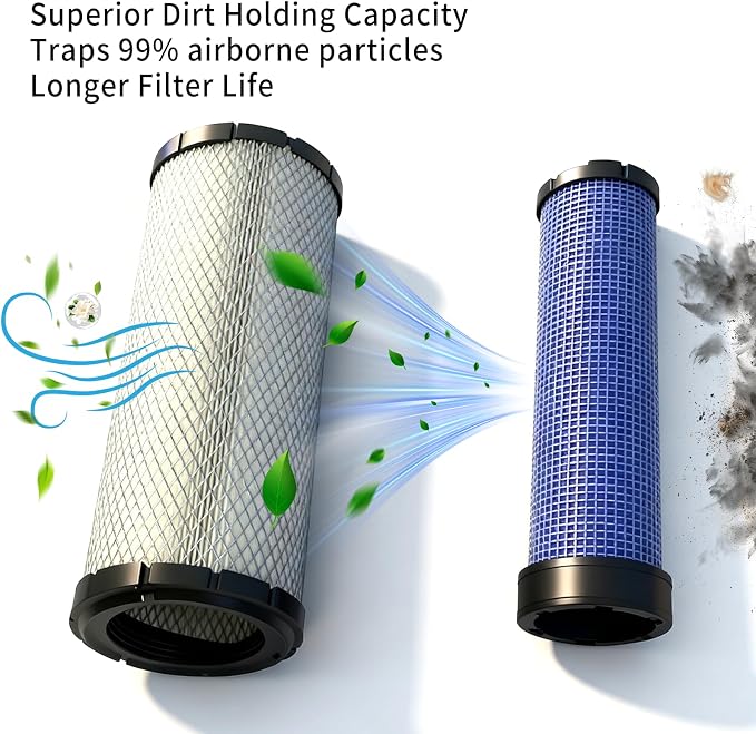 Air Filters Set for Donaldson P828889-P829333 Caterpillar Cat Backhoe 110-6326