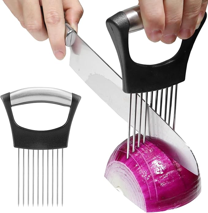 JAYVAR Onion Holder for Slicing, 304 Stainless Steel