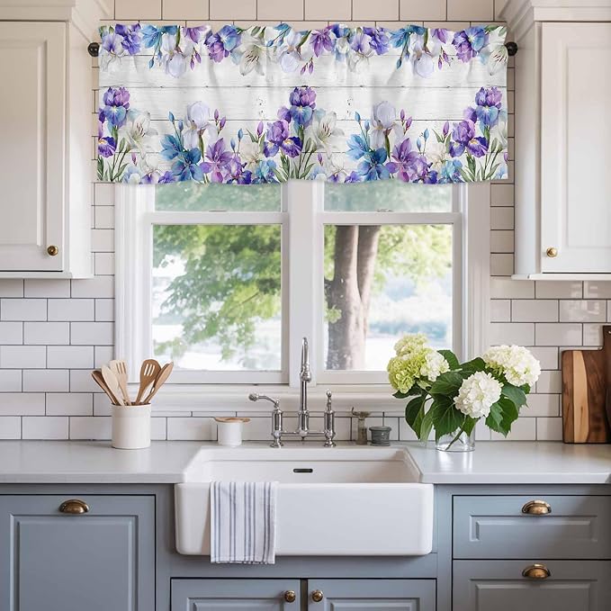 Spring Flowers Curtain Valances