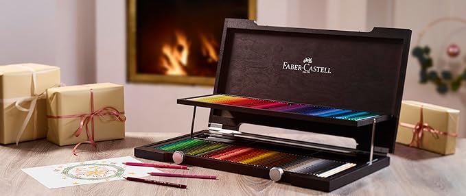 Faber-Castell Polychromos® Artists' Color Pencils - Wood Case of 120