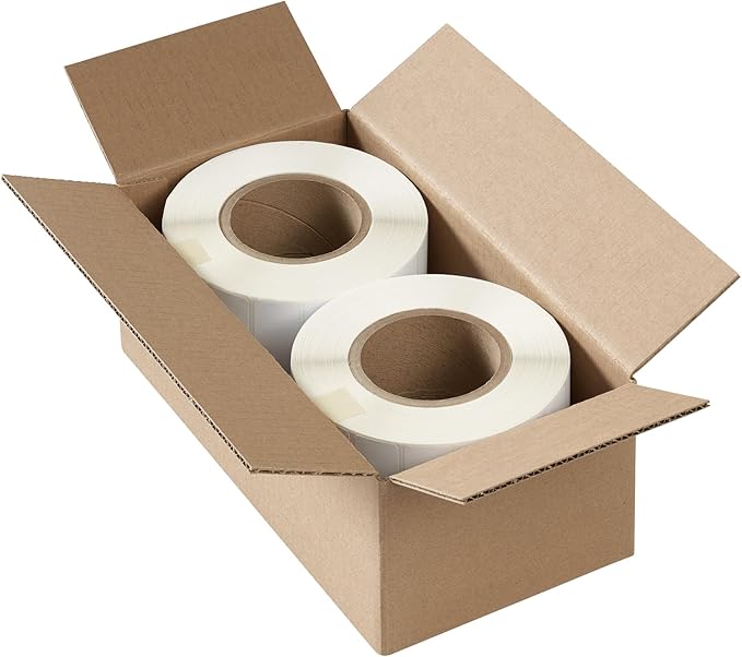 Avery Direct Thermal Labels, 1" x 2", White, 3" Core, Direct Thermal Printable, 3,000 Blank Labels per Roll, 4 Rolls, 12,000 Total (4130)