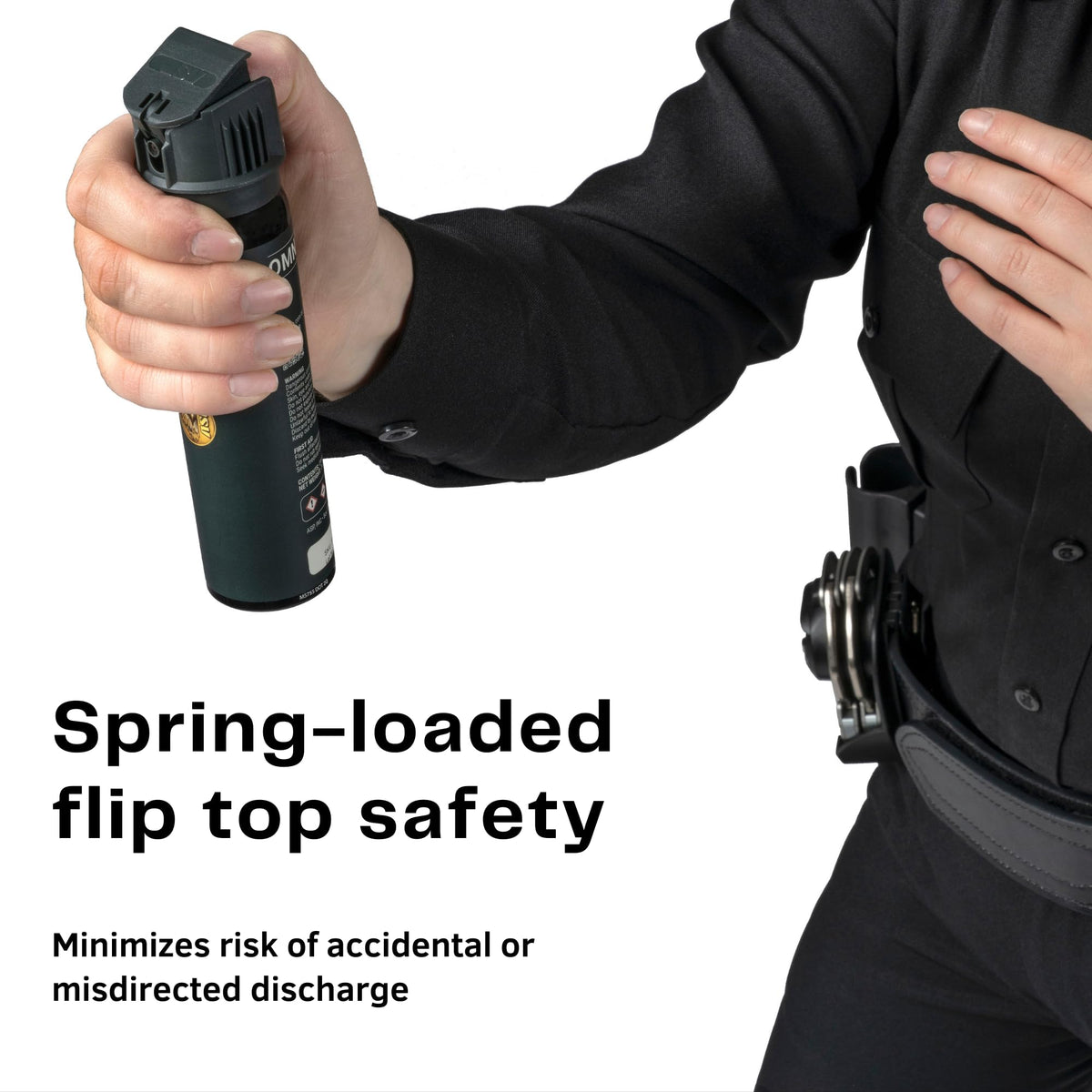 ASP Defender LE Pepper Spray, Self-Defense OC for Law Enforcement Professionals, Professional Grade Personal Defense Equipment, Personal Protection Device, 15-Foot Range