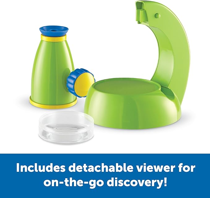 Learning Resources Primary Science Viewscope - 3 Pieces, Ages 3+ Microscope for Kids, Beginner Microscope