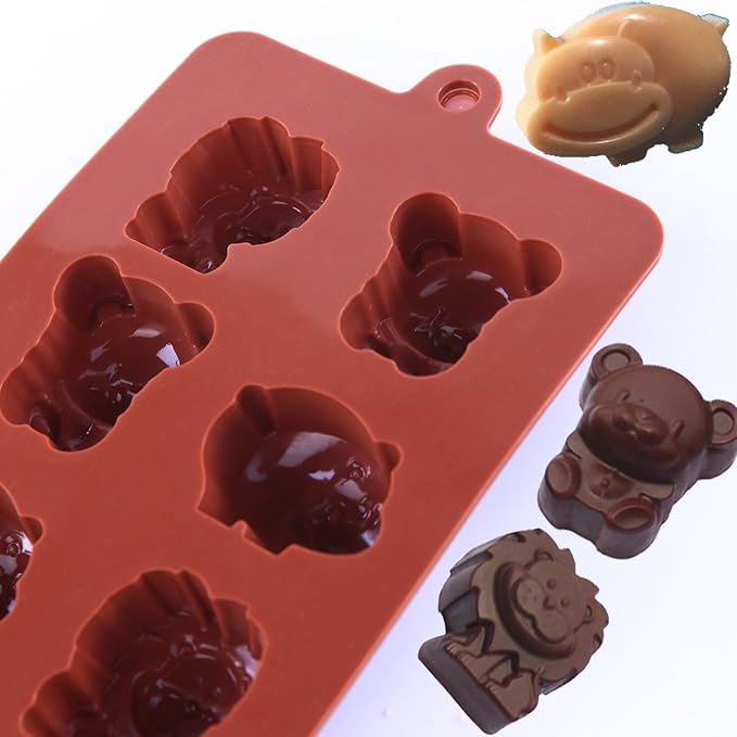 STARUBY Silicone Molds Non-stick Chocolate Candy Mold,Soap Molds