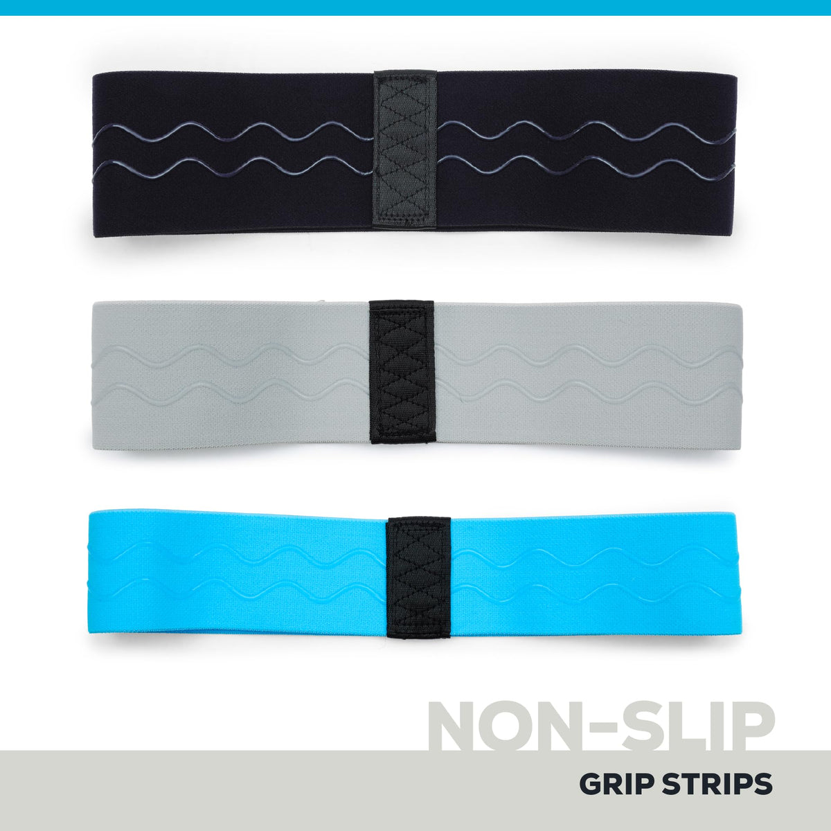 Bosu Fabric Resistance Bands (3 Pack), Multi (72-6920)