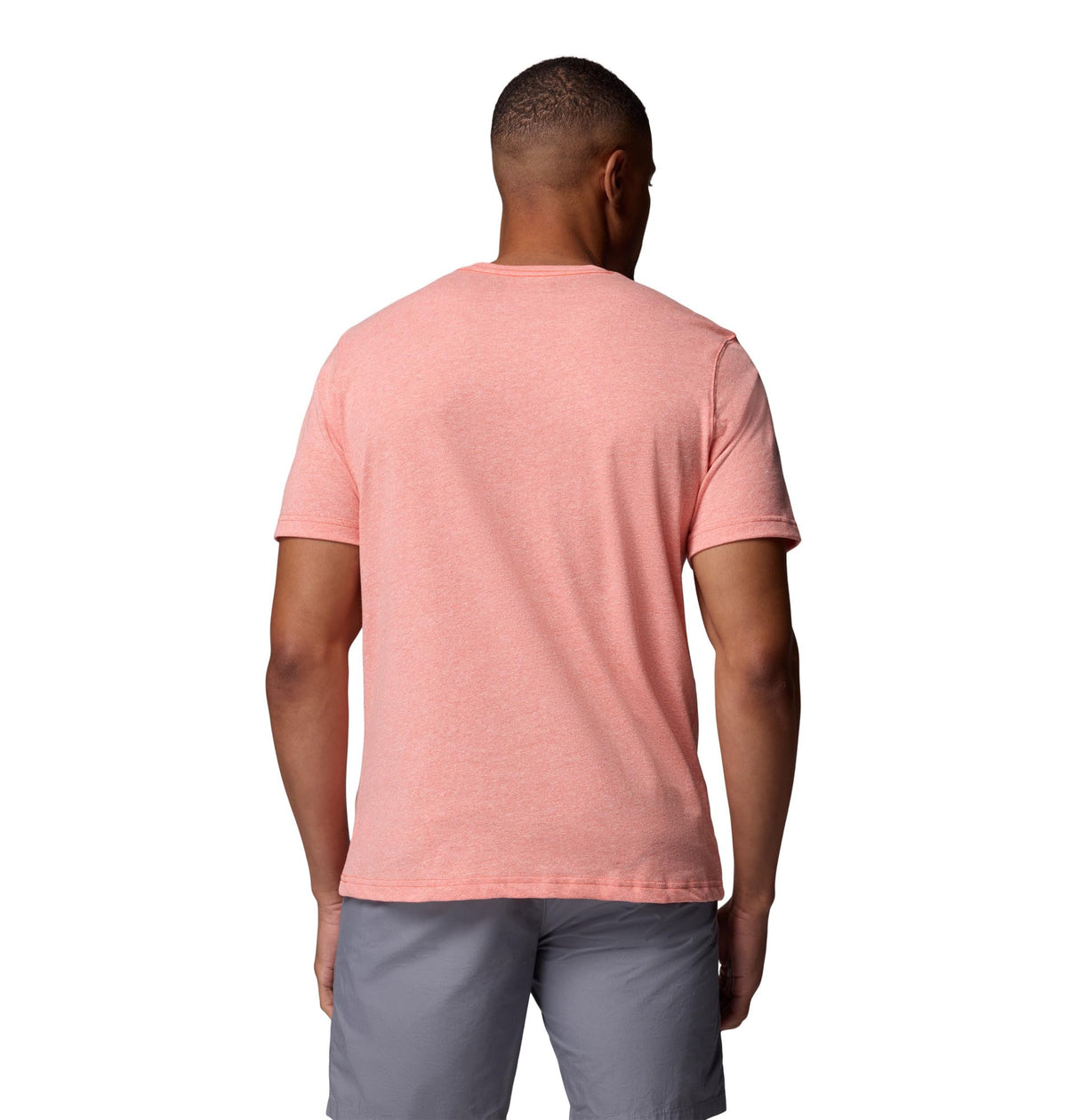 Columbia Mens Thistletown Hills Short Sleeve T-Shirt, Zing Heather, Large