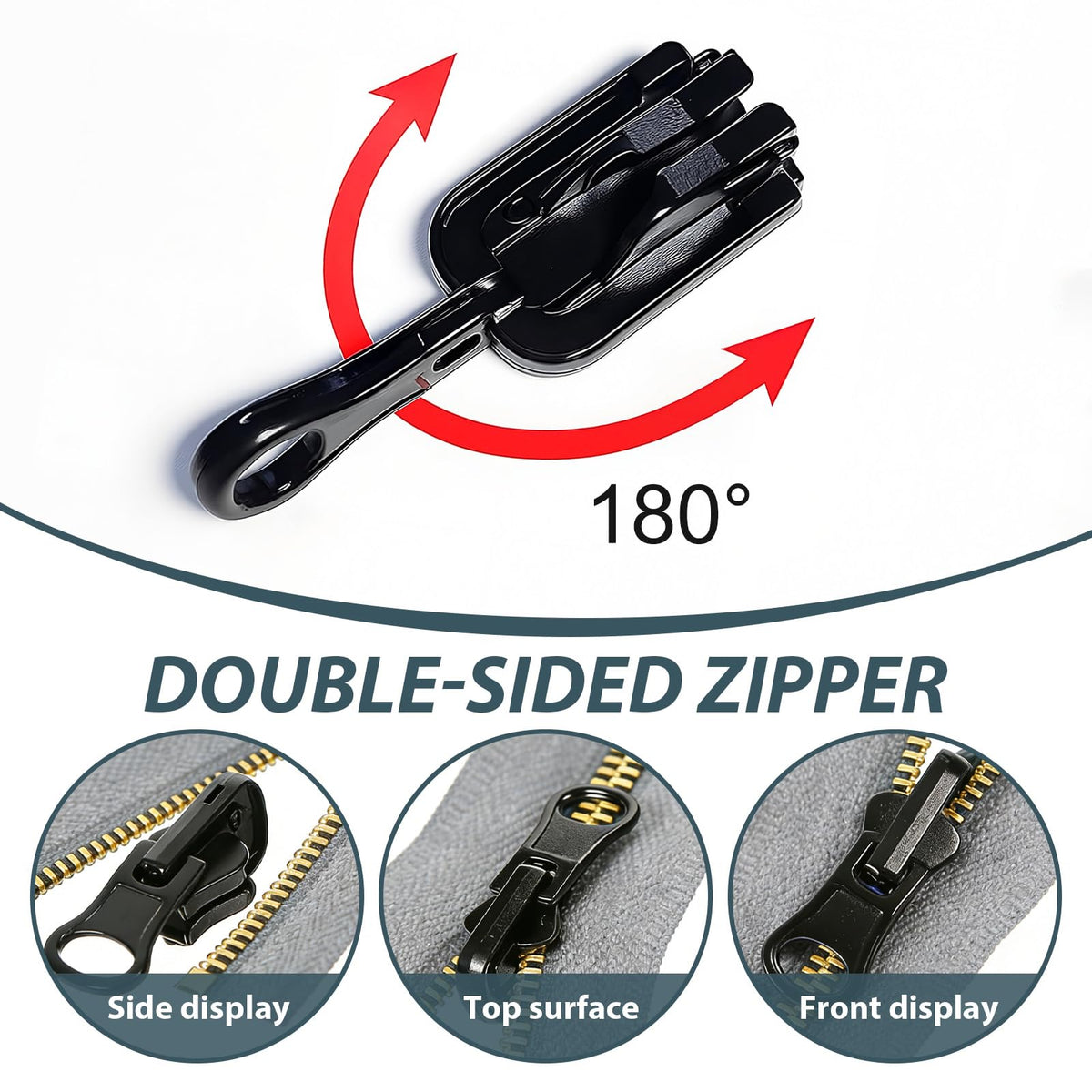 18 Sets Universal Zipper Repair Kit 3 Sizes