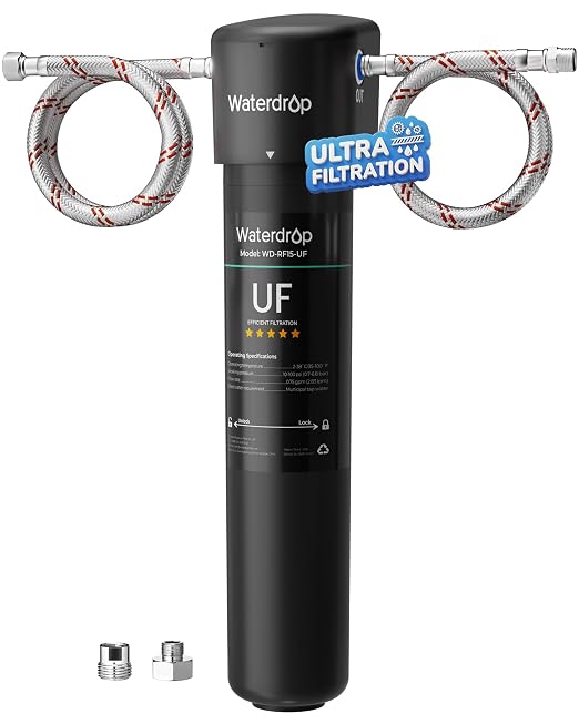 Waterdrop 15UA-UF 0.01 μm Ultra Filtration Under Sink Water Filter System
