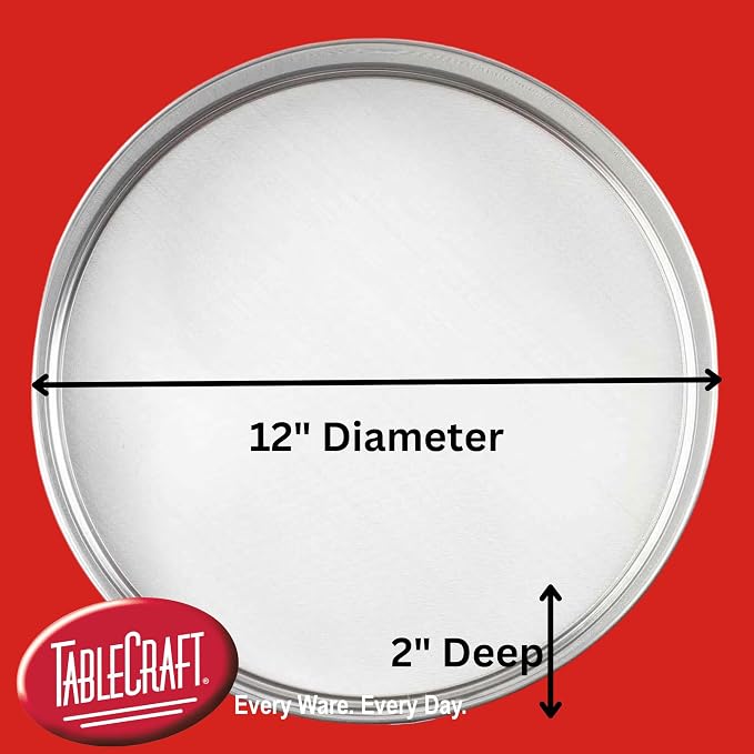 Tablecraft Fine Mesh Sieve Strainer, 12-Inch Round Ultra-Fine Stainless Steel