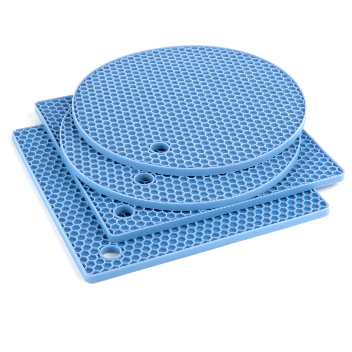 Joyhalo 4 Pack Silicone Trivet for Hot Dishes