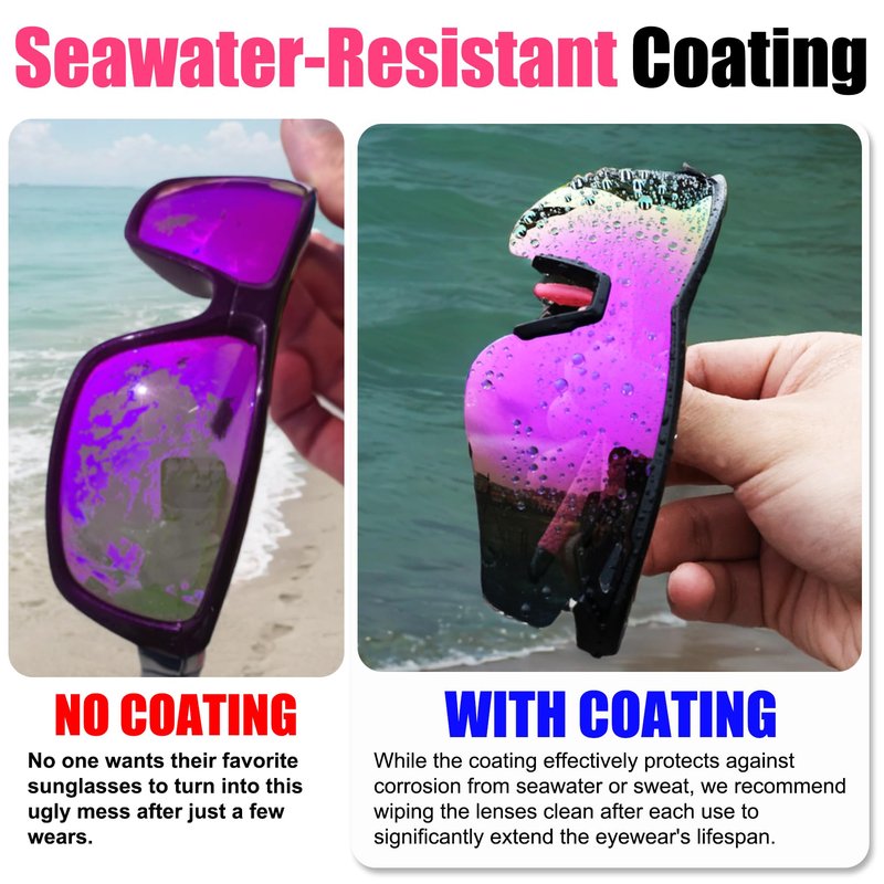 AJBAY Polarized Sports Sunglasses for Men Women,Wrap Around Sun Glasses for Running Cycling Baseball Fishing Golf Hiking
