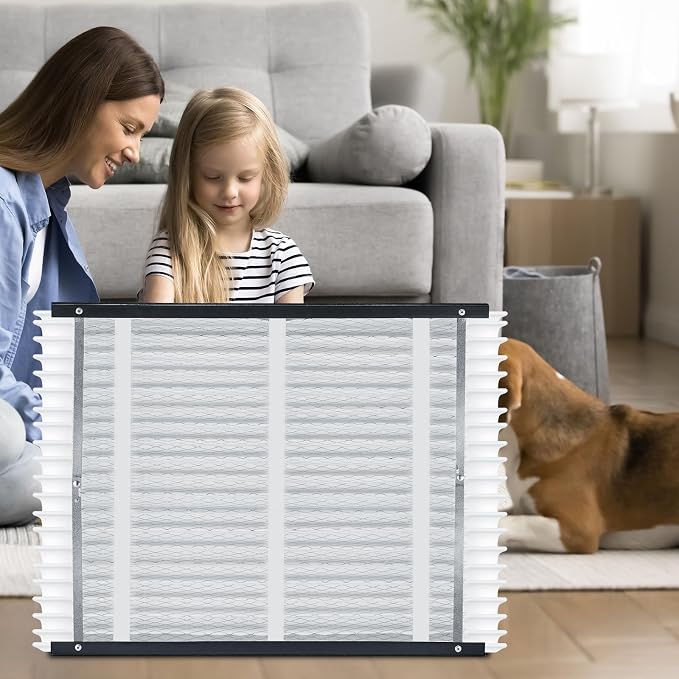 VEVOR 20x25x4 Furnace Air Filter, MERV 11 Pleated HVAC AC Replacement,