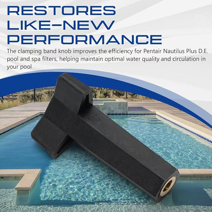 076033 Clamping Band Knob for Pentair Sta-Rite Pool and Spa, Pool Filter Knob