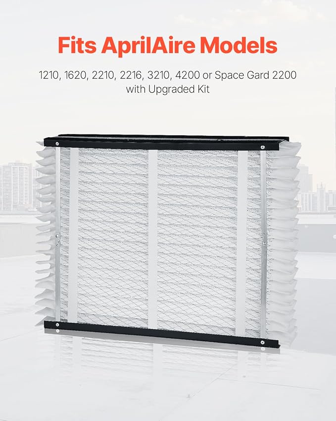 VEVOR 20x25x4 Furnace Air Filter, MERV 11 Pleated HVAC AC Replacement,