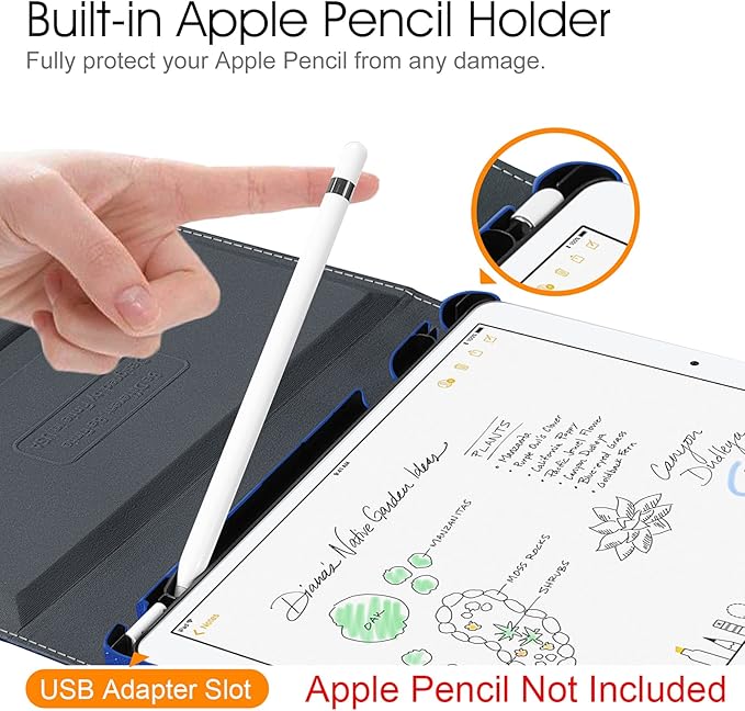 Fintie Rotating Case for iPad Air (3rd Gen) 10.5" 2019 / iPad Pro 10.5" 2017 with Built-in Pencil Holder - 360 Degree Rotating Stand Protective Cover, Auto Sleep/Wake (Starry Sky)
