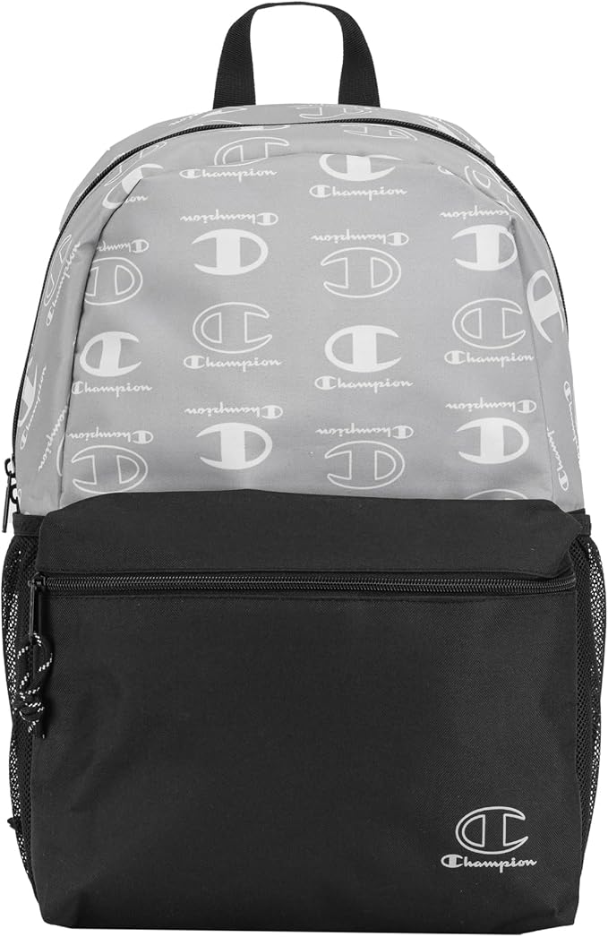 Champion Merit Backpack, Grey/White, OS