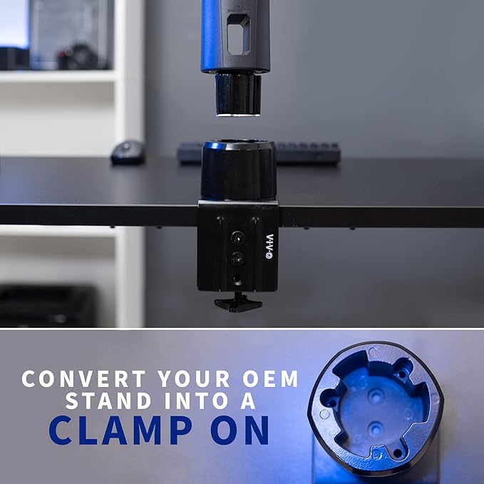 VIVO Desk Clamp Adapter Designed for ASUS ROG Monitors, Supports Most PG and XG Series Models, For Compatible ASUS Monitors Only, C-Clamp Design, Easy Set-Up, MOUNT-ASROG