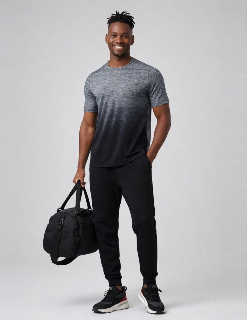 5 Pack Men’s Active Quick Dry Crew Neck T Shirts | Athletic Running Gym Workout Short Sleeve Tee Tops Bulk (Set 20, 4X-Large)