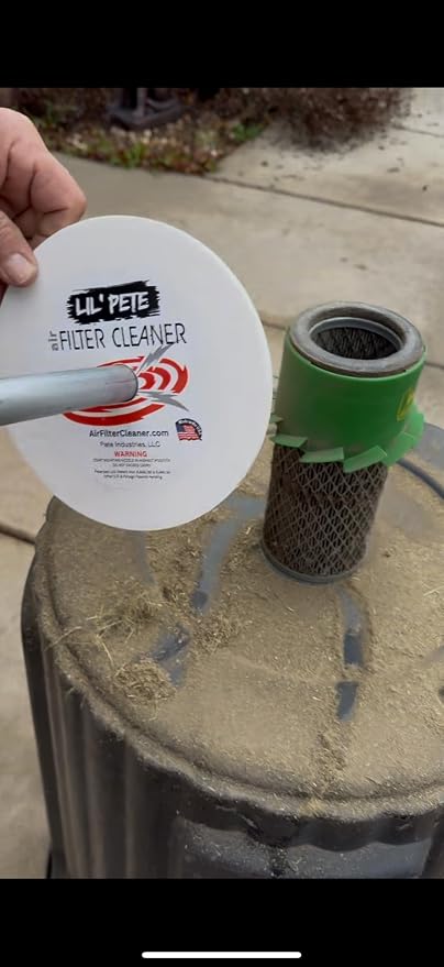 LIL PETE Air Filter Cleaner by Pete Industries – Cleans 1.5″–4″ ID Filters –