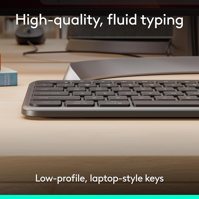 Logitech Signature Slim Wired Combo MK625 for Business, Optical Wired Mouse, Full-Size Keyboard, USB-C Plug-and-Play, Windows/Mac/Chrome/PC/laptops - Graphite