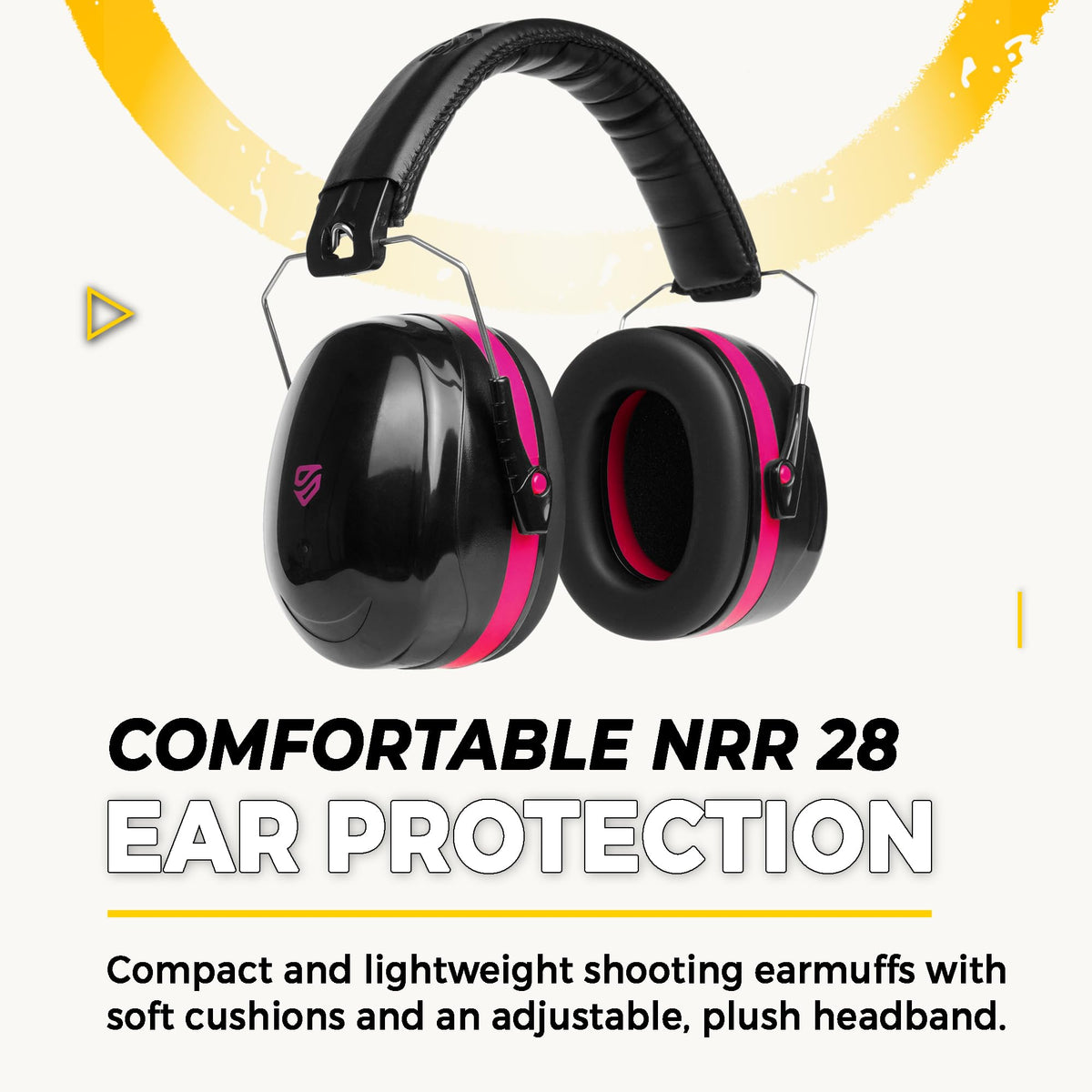 TradeSmart High-Performance Earmuffs for Shooting Range & Shooting Eye Protection Glasses + Firearm Confidence Course Included