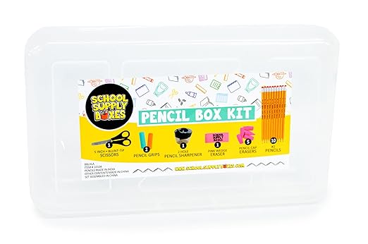 School Supply Boxes | K-5 Pallet (180 Boxes) | Back to School Essentials Kit for Students & Teachers | Includes Wide-Ruled Paper Products, Crayons, Markers, Colored Pencils, & More