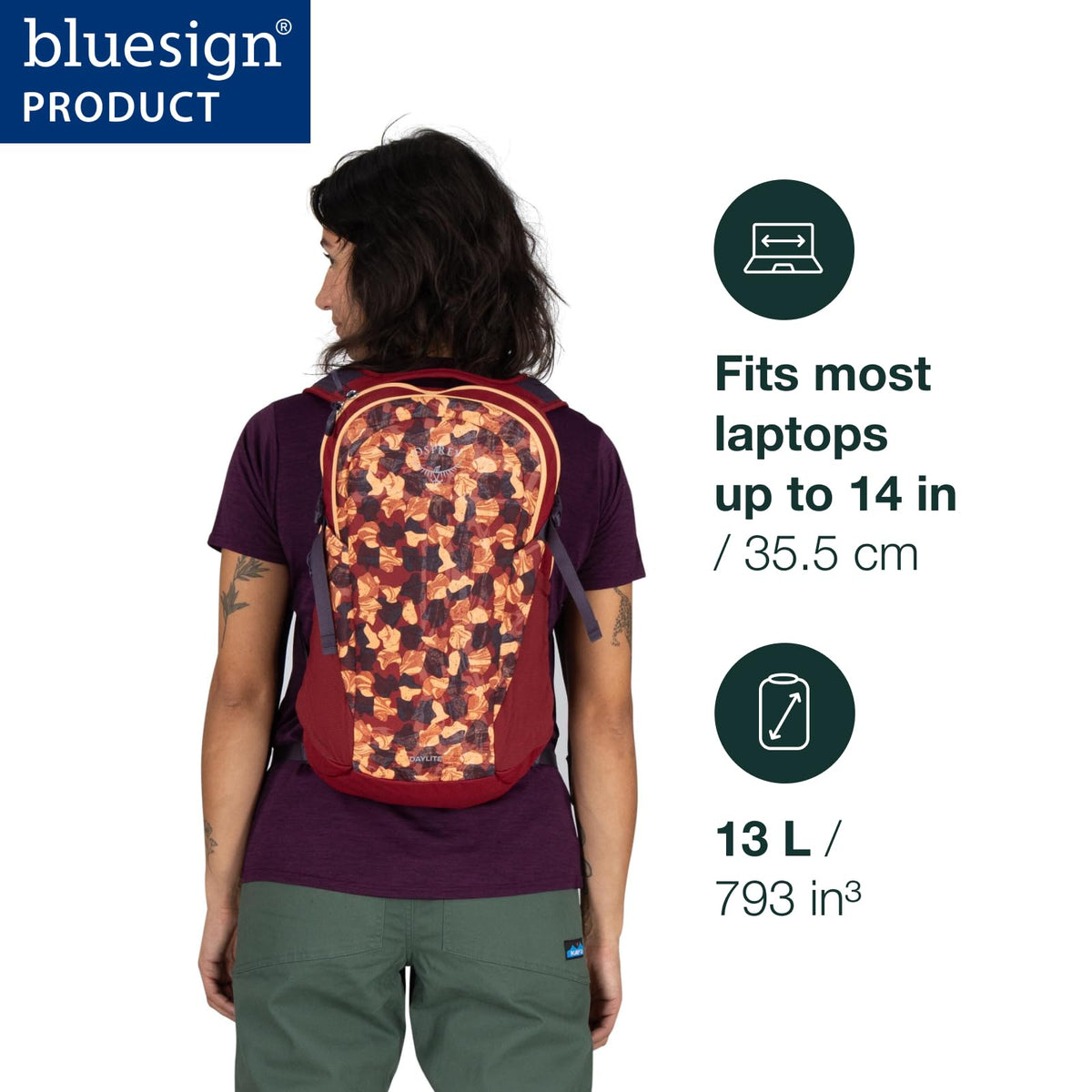 Osprey Daylite Commuter Backpack, Night Shift Blue