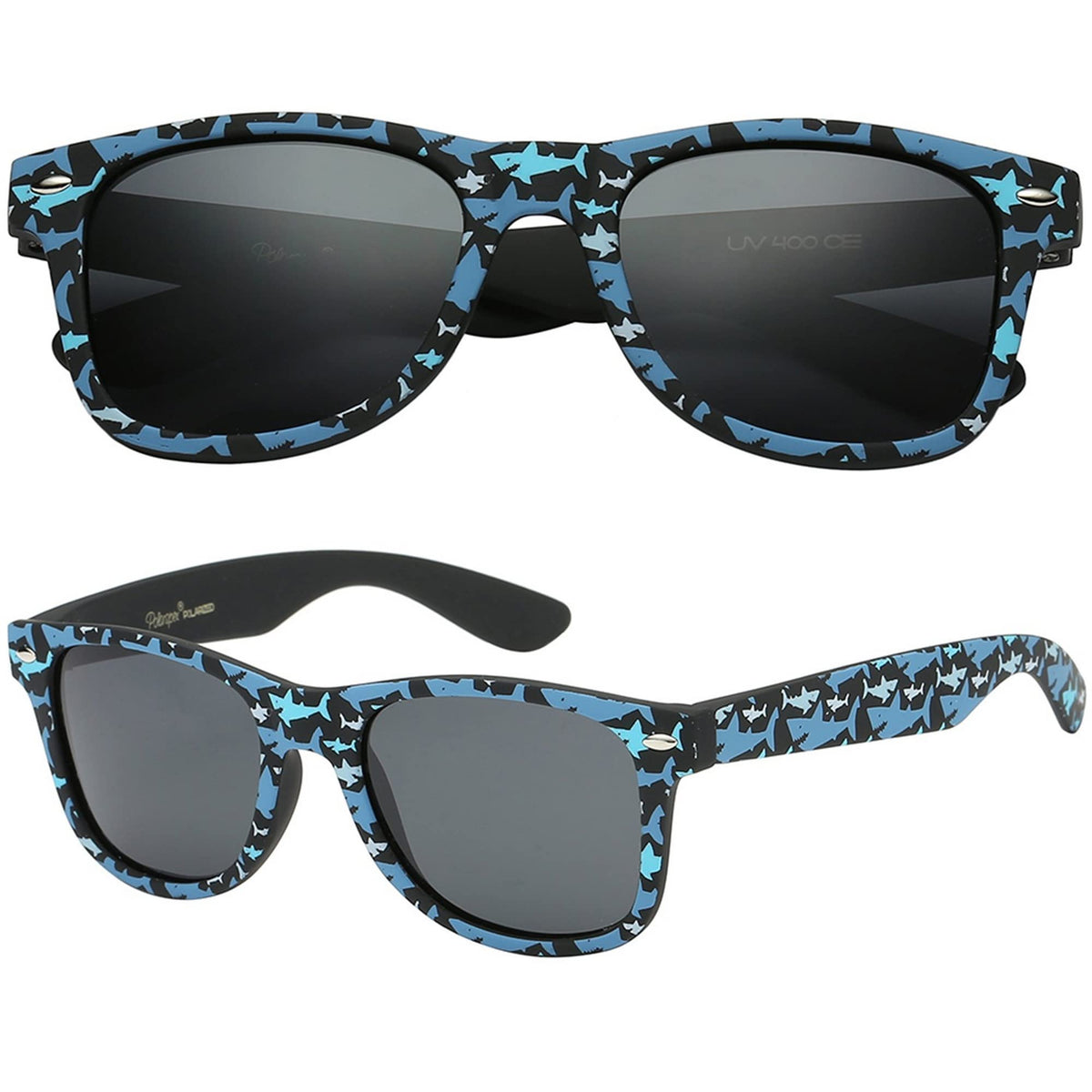 PolarSpex Toddler Polarized Sunglasses for Boys & Girls Ages 2-8 Black