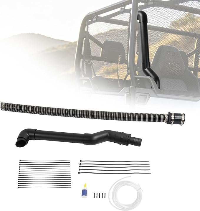 Suitable for Black Snorkel Riser Kit for 2014-2023 Honda Pioneer 700 UTV