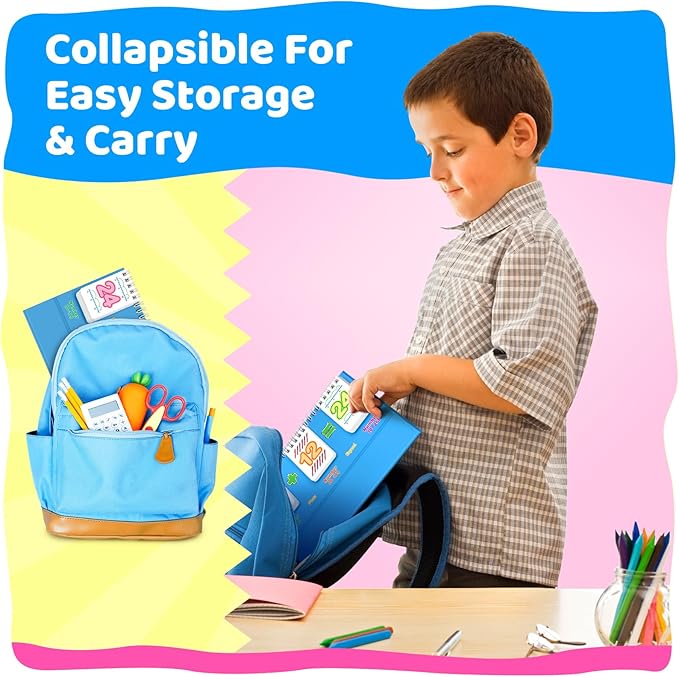 Addition and Subtraction Flash Cards,0-24 Math Facts Manipulatives Games Preschool Kindergarten 1st 2nd Grade Classroom Must Haves,Counting Educational Toy Learning Activities Homeschool