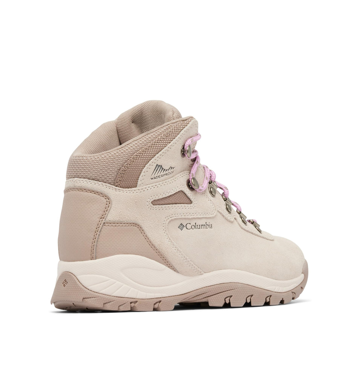Columbia Womens Newton Ridge Plus Waterproof Amped, Dark Stone/Cosmos, 7 Wide