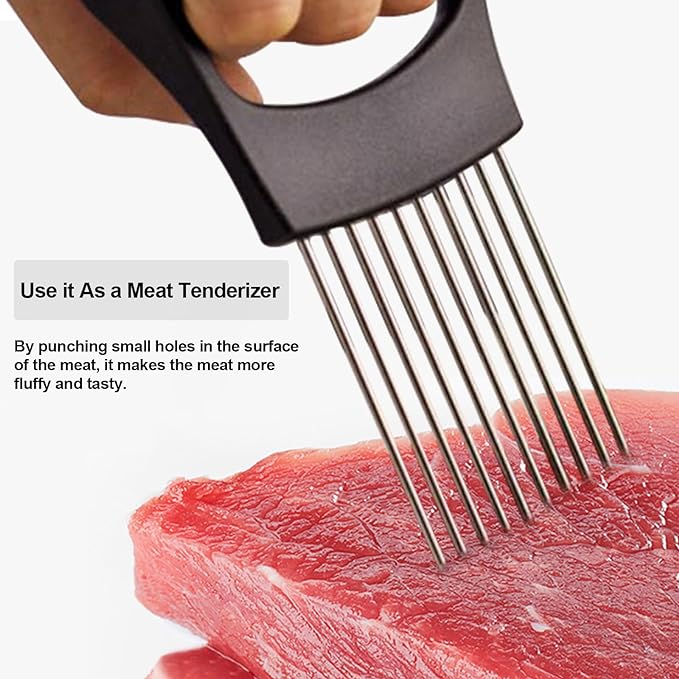 JAYVAR Onion Holder for Slicing, 304 Stainless Steel