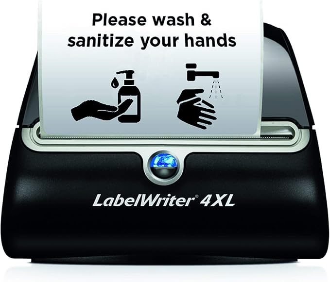 DYMO Authentic LW Extra-Large Shipping Labels for LabelWriter Label Printers, White, 4'' x 6'', 2 Rolls of 220 (440 Total)