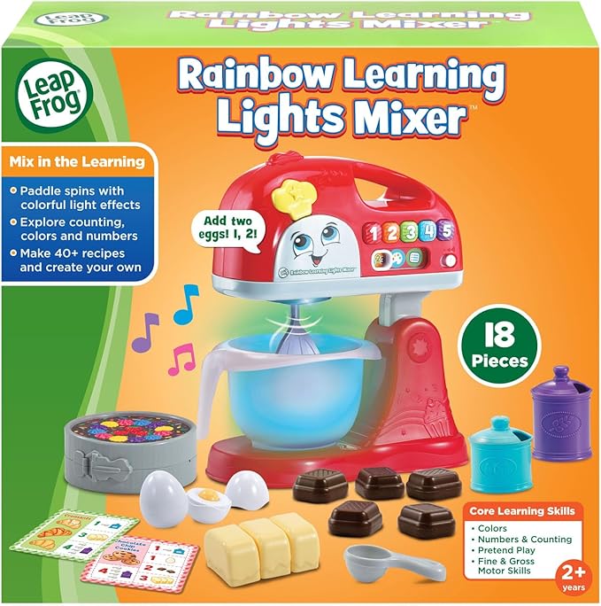 LeapFrog Rainbow Learning Lights Mixer, Red
