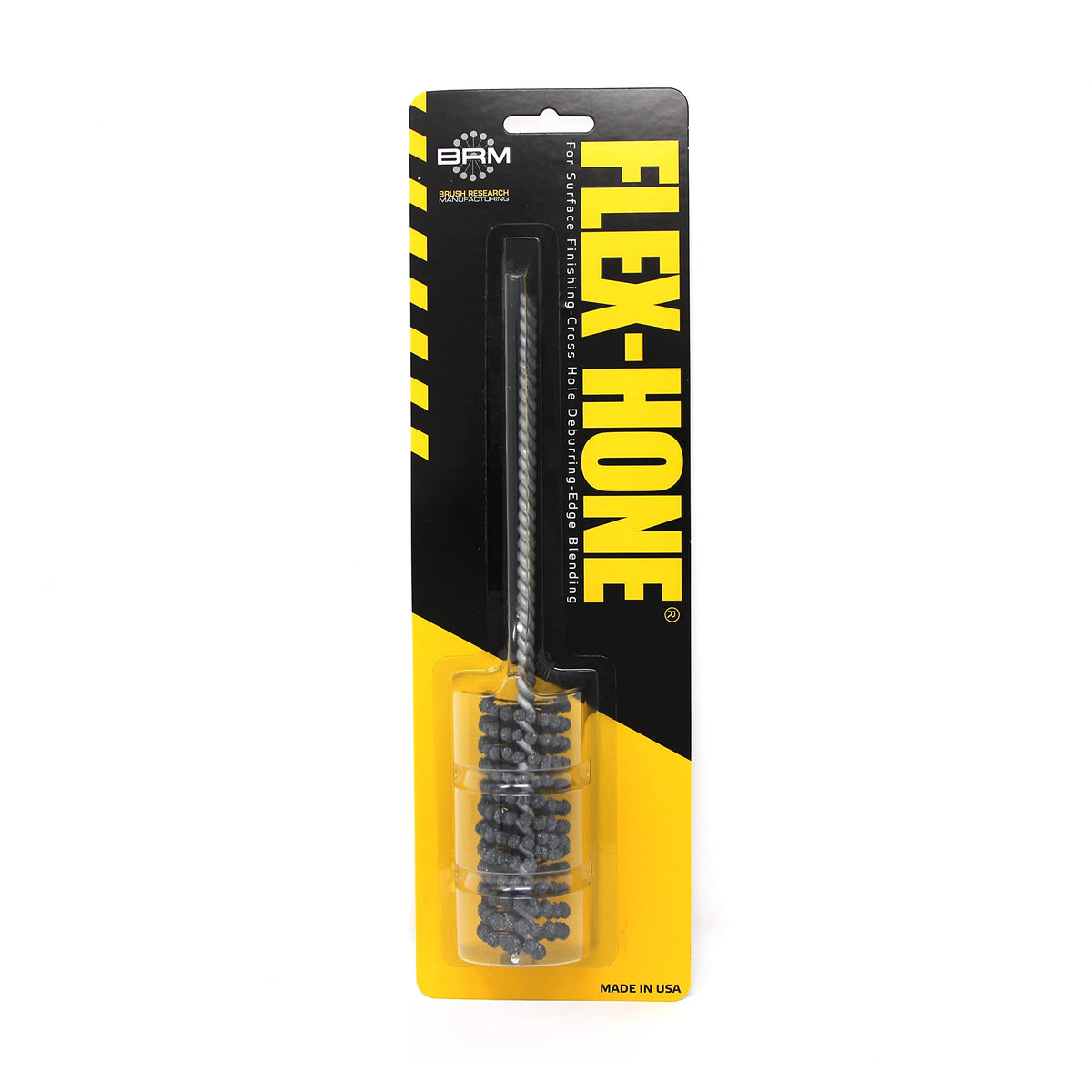Brush Research BC10012 FLEX-HONE®, 1" (25.4mm) Diameter, 120 Grit, Silicon Carbide, For Mild Steel, Stainless Steel, Cast Iron and Softer Ferrous Materials